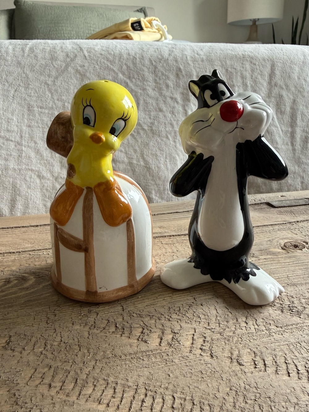 1993 Tweety & Sylvester Salt and Pepper Shakers